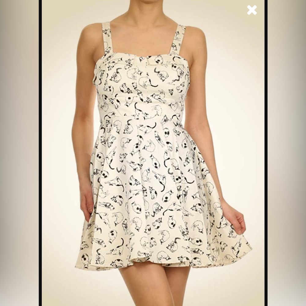 Varga Vintage Style Cat Dress